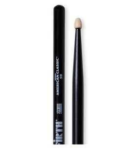 Vic Firth V5BB American Classic 5B Black Baget Siyah Kaplama - Şık Görünüm - Ahşap Uç