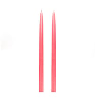 2'li Pembe Uzun Şamdan Mum (42 cm)