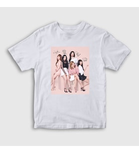 Presmono Unisex Çocuk Beyaz Poster K-Pop Red Velvet T-Shirt 276952tt