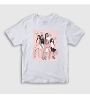Presmono Unisex Çocuk Beyaz Poster K-Pop Red Velvet T-Shirt 276952tt