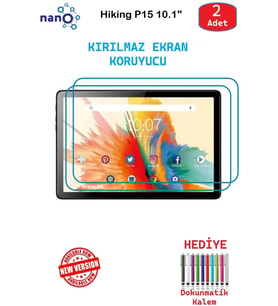 Hiking P15 10.1" İçin Nano Ekran Koruyucu 9h Esnek 2 ADET