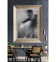 GÜMÜŞ ÇERÇEVELİ PASPARTULU TABLO V670