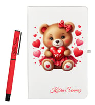 Doğumgünü Hediyesi Kişiye Özel Defter ve Roller Kalem Seti