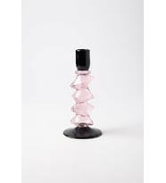 İTHAL SLICE CAM ŞAMDAN PEMBE KÜÇÜK 24 CM