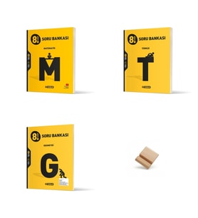 Hız LGS 2027 Matematik Türkçe ve Geometri 3lü Set Soru Bankası + Telefon Standı