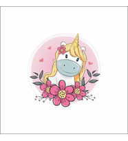 Unicor Çiçekli Sticker Duvar Sticker 25x25 CM