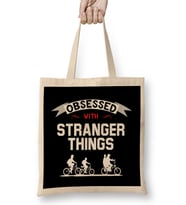 Obsessed With Stranger Things Bez Çanta Uzun Saplı