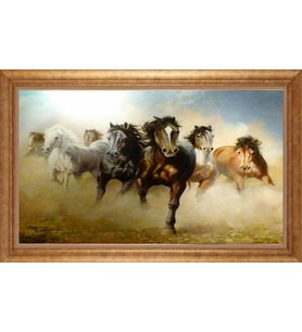 ALTIN ÇERÇEVELİ PASPARTULU TABLO CR1662