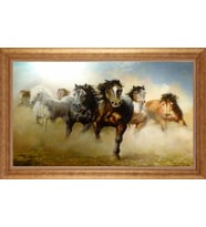 ALTIN ÇERÇEVELİ PASPARTULU TABLO CR1662