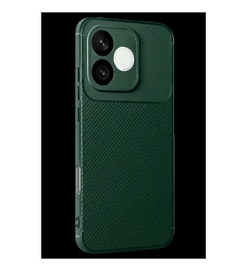 Huawei Honor 600 Lite Auto Focus Karbon Kapak - Koyu Yeşil