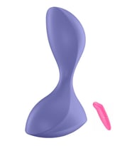 Satisfyer Sweet Connect App Lila App Kontrollü Esnek Titreşimli  Plug Vibratör+Vibratör