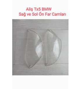Aliş Turbo Tx5 BMW Akülü Araba/Jeep  için Ön Far Sadece CAMLARI (Sağ ve Sol)