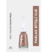 Parlak Oje (TEN RENGİ) - Nail Enamel - 472 Caramel Latte - 8682536036221 (Bej)