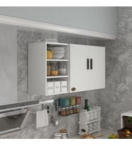 Kenzlife hazır mutfak castus22 byz 060*120*22 banyo dolabı kapaklı raflı arkalıklı (Karışık)
