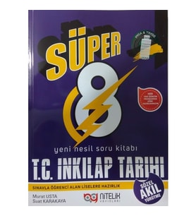 Nitelik Yayınları 8. Sınıf Süper T. C. İnkılap Tarihi Ve Atatürkçülük Soru Kitabı