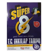 Nitelik Yayınları 8. Sınıf Süper T. C. İnkılap Tarihi Ve Atatürkçülük Soru Kitabı