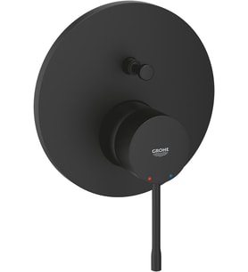 Grohe Essence Ankastre Banyo Duş Bataryası 2 Çıkışlı Divertörlü Phantom Black - 24167Kf1