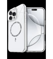 Pilelistore   Apple iPhone 16 Pro Live Diamond Magsafe Kapak - Şeffaf