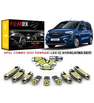 Opel Combo LED İç Aydınlatma Ampul Seti FEMEX Parlak Beyaz