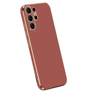 Durukar® Samsung Galaxy S24 Ultra Kılıf Volet Silikon - Kırmızı