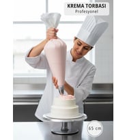 Profesyonel 65 cm Krema Torbası Bez – En Büyük Boy Endüstriyel Kapasite
