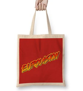 Eurovision Baywatch Logo Bez Çanta Uzun Saplı