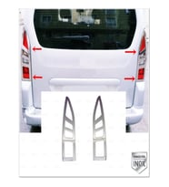 Citroen Berlingo Krom Stop Çerçeve 2 Parça 2008-2012 Arası Paslanmaz Çelik
