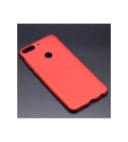 HTC Desire 12 Plus Uyumlu Kılıf Zore Premier Silikon Kapak (Kırmızı)