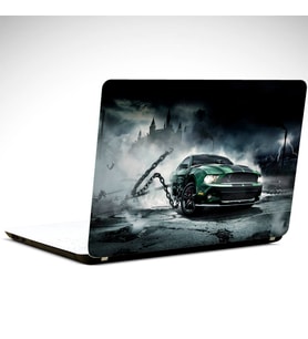 Mustang Yeşil Laptop Sticker 15.6 inch (38X27CM)