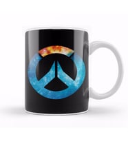Overwatch Galaxy Silhouette Kupa Bardak Porselen