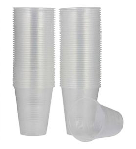 ŞeyliŞeyler - Plastik Bardak 180 cc 100 Adet - Ekonomik Şeffaf Bardak