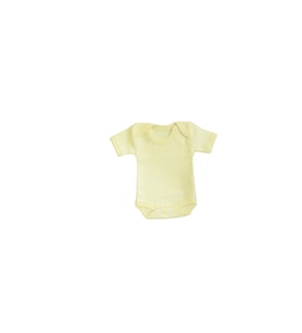 Sema Baby Yarım Kol Badi (Body) 0-3 Ay - Sarı