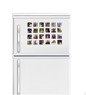 6x6 cm Fotoğraflı Magnet 27 Adet