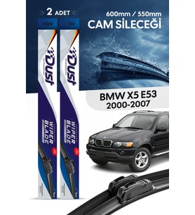 BMW X5(E53) Silecek Takımı 2000-2007 Uyumlu 600MM/550MM