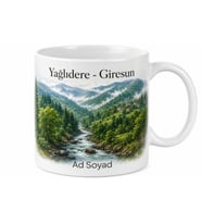 Yağlıdere Karadeniz Manzarası Giresun Hatırası Kupa Bardak Hediye