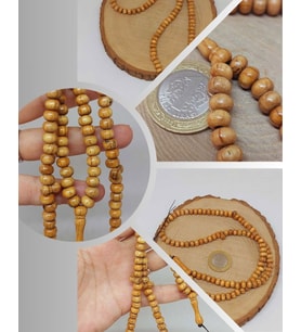 Meşe Ağacı 99luk Tesbih 5x7mm (55798)
