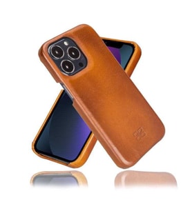 Bouletta Apple iPhone 13 Pro Uyumlu Deri Arka Kapak F360 RST2EF Taba
