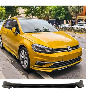 Vw Golf 7.5 Abt Ön Ek Plastik Siyah karlık-ön-ek-bodykit 2017 2018 2019 2020