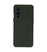 Northcity One Plus 9 Kılıf Nano İçi Kadife Silikon - Koyu Yeşil