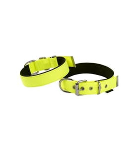 Actirex Neon Yumuşak Doku Köpek Boyun Tasma Yellow Medium 1,5cmx38cm (Sarı)