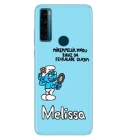 TCL 10L 10 L7 303 20E 20 30 SE Plus Kılıf İsim Yazılı Kişiye Özel Model-38 (Çok Renkli)