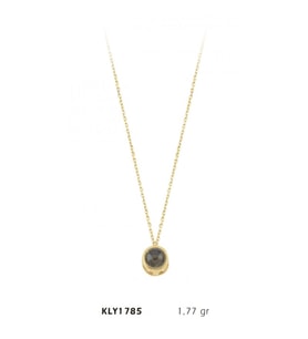 14 Ayar Altın Boncuk Kolye KLY1785