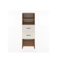 Hyperion Dolap 2 Raflı 2 Çekmeceli 60x44x163 Çam-Aytaşı
