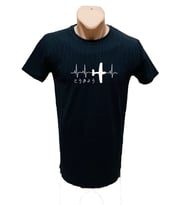 Likralı Erkek Slim Fitt Tişört (Siyah)