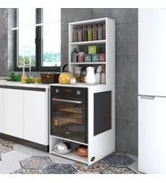 Kenzlife ankastre fırın dolabı ismihan byz 165*60*56 mutfak raflı