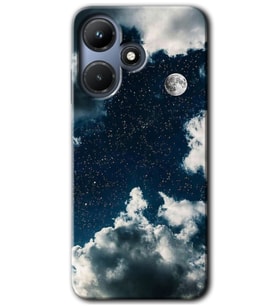 İnfinix Hot 30i Kılıf HD Desen Baskılı Kılıf - Gece Gökyüzü