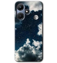 İnfinix Hot 30i Kılıf HD Desen Baskılı Kılıf - Gece Gökyüzü