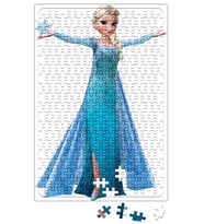 Elsa Hans Frozen Anna Puzzle 240 Parça Yapboz