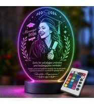Kişiye Özel 3D Mezuniyet Modelli Gece Lambası