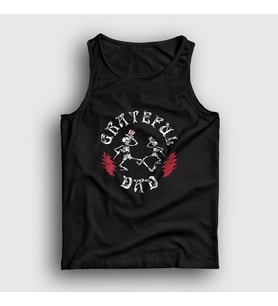 Presmono Unisex Siyah Skeleton Grateful Dead Atlet 387238tt
